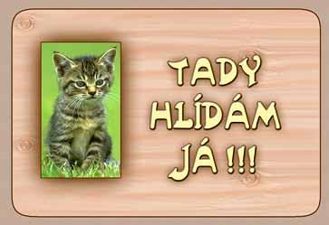 Nzev: Varovn cedule / Vystavovatel: nova